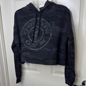 Women's Black Camo Hoodie Sweater